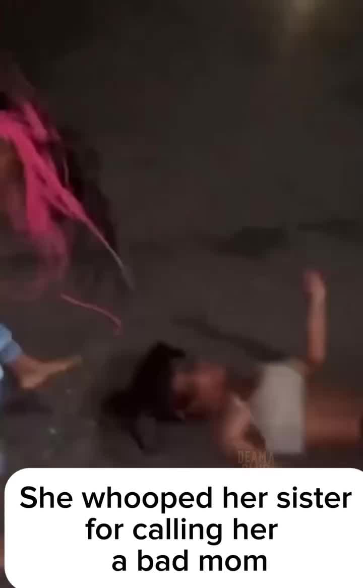 Sister fight sister anybody can get it